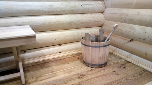 Пол из досок в бане