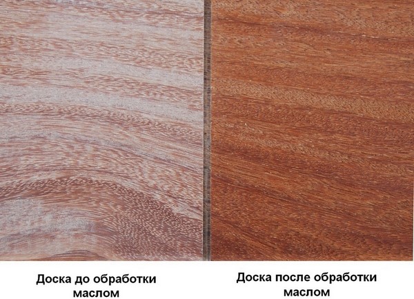 Обработка доски пола