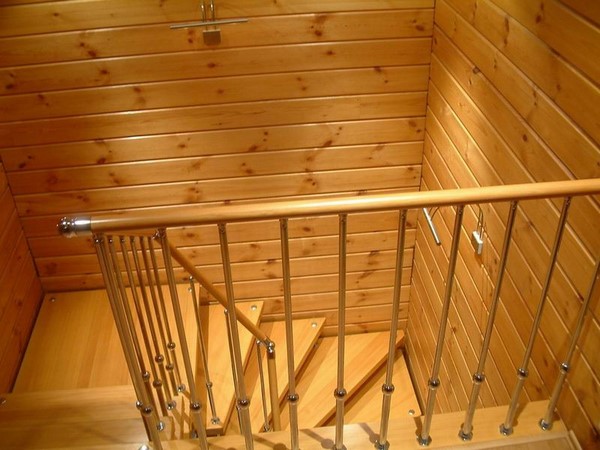 Имитация бруса в интерьере