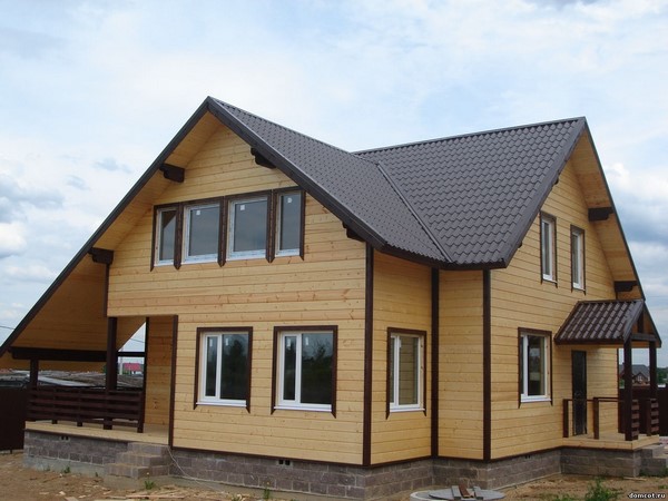 Дом из строганного бруса