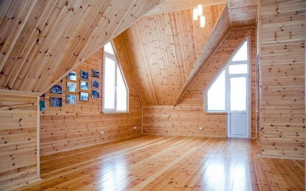 Отделка дома вагонкой внутри